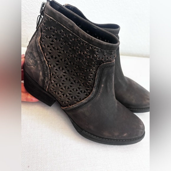 Harley-Davidson® Women's Liam 4.25-inch Black Motorcycle Boots D83971 Sz 9.5 - Picture 8 of 13